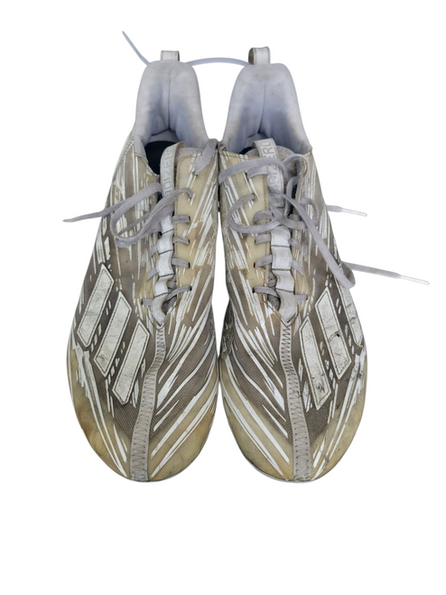 Used Adidas LAX Cleats Mens White Senior 14 11708-S000179674