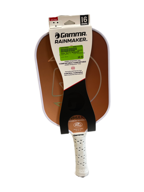 Used Gamma Sports RAINMAKER Pickleball Racquet Brown 11735-S000348693