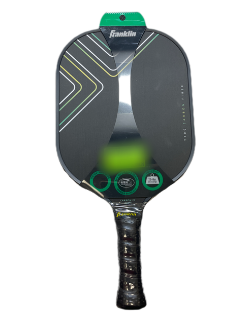 Vist Large View of Product Image Which is Used Franklin CARBON FIBER PRO Pickleball Racquet Black