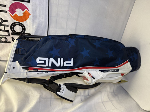 Used Ping HOOFER LITE Mens Stand Bag White 11490-S000262231