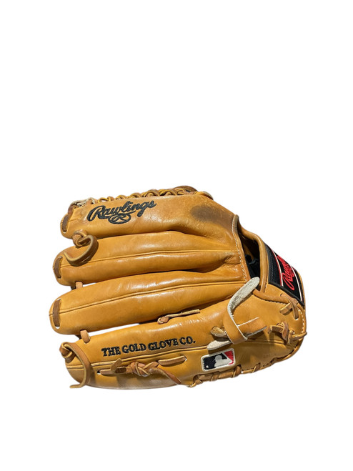 Vist Large View of Product Image Which is Used Rawlings HEART OF THE HIDE BB/SB Glove RH Throw Brown 11 3/4"