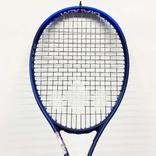 Vist Large View of Product Image Which is Used Diadem ELEVATE V3 Adult Tennis Racquet Navy Blue 4 1/8"