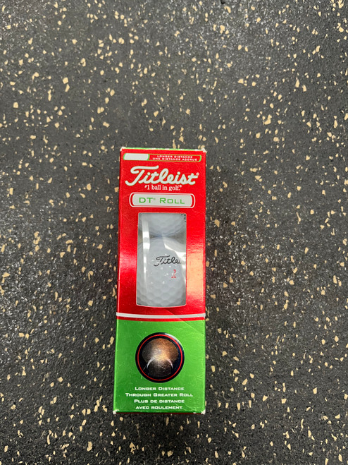 Used Titleist DT ROLL 3 Ball - Golf Ball Sleeve 11774-S000081444