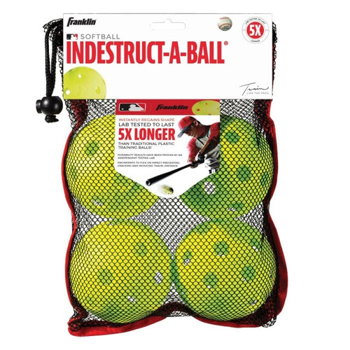Vist Large View of Product Image Which is New Franklin Indestruct-A-Ball 12in 4pk 10299-FRA23460