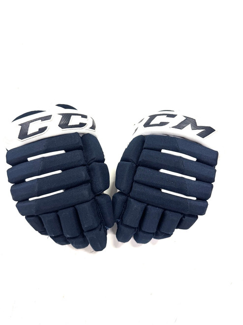 Used CCM 4R LITE Youth Gloves Navy Blue 10" 11860-S000292231