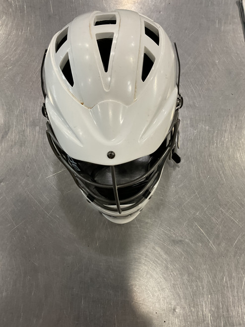 Used Cascade OFFICIAL HELMET Lacrosse Helmet White MD 11614-S000215095