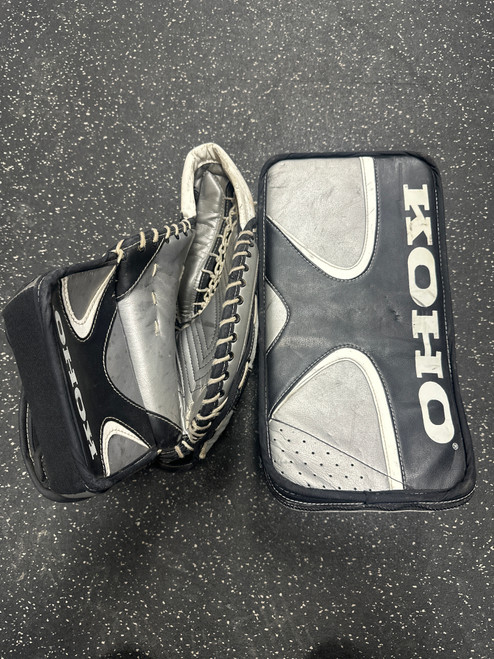 Vist Large View of Product Image Which is Used Koho PRO SERIES 570-L Senior Goalie Trapper/Blocker