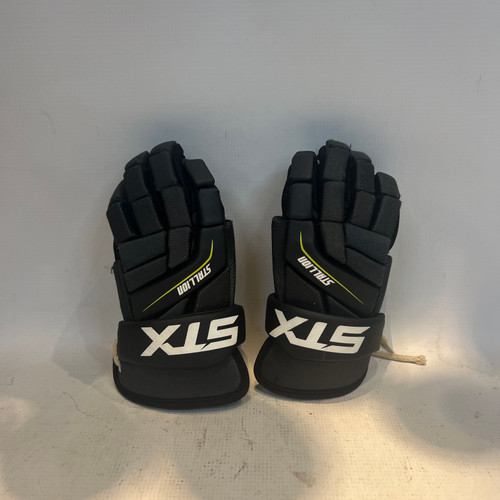 Vist Large View of Product Image Which is Used STX STALLION 200 Lacrosse Gloves Mens Black SM