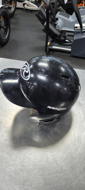 Used Rawlings HELMET Batting Helmet No Mask Black One Size 11497-S000149182