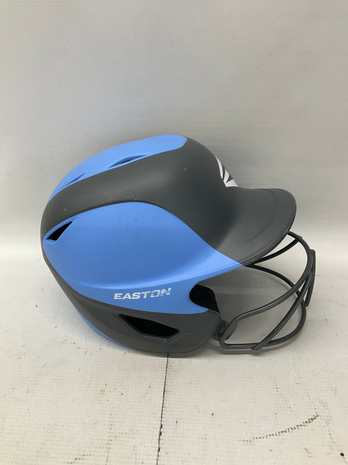 Used Easton GHOST HELMET Batting Helmet w/Mask Carolina Blue SM 11836-S000027108