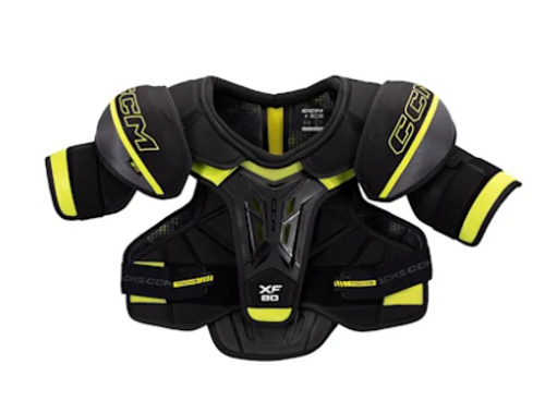 Vist Large View of Product Image Which is New CCM Tacks XF 80 Hockey Shoulder Pads - Junior 11809-96ITACKSXF80SHOULJ