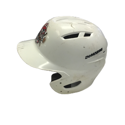 Used Demarini WTD5404WHLX Batting Helmet No Mask White XL 11730-S000065168