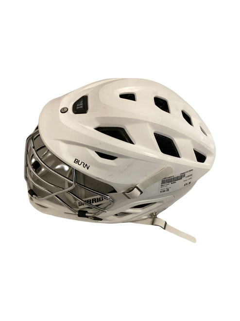 Used Warrior BURN Lacrosse Helmet White One Size 11642-S000130371