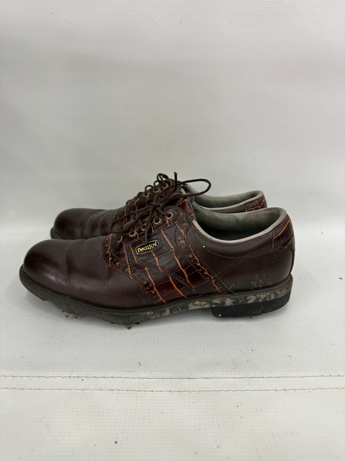 Vist Large View of Product Image Which is Used Foot Joy Mens Golf Shoes Brown Senior 9 11871-S000016387