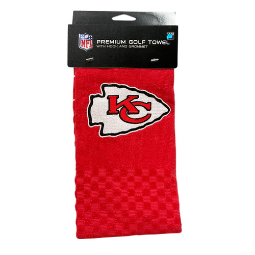 New KANSAS CITY CHIEFS GOLF TOWEL 11484-JMG55597-16