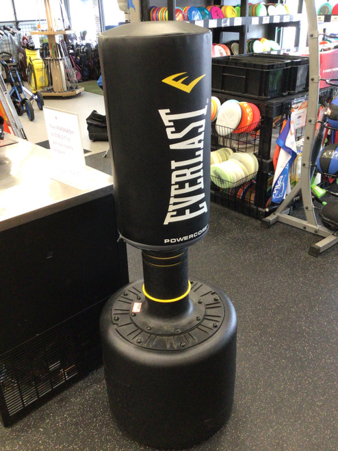 Used Everlast POWERCORE FREE STANDING HEAVY BAG Boxing Heavy Bag Black 100 lb 11752-S000065830