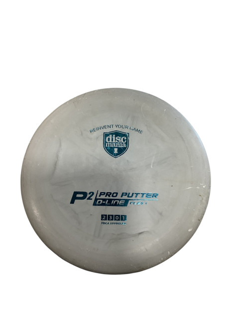 Used Discmania P2 D-LINE Disc Golf Putter Grey 11884-S000047350