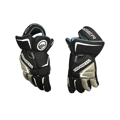 Used Maverik CHARGER Lacrosse Gloves Junior Black 12" 11458-S000120358 Vist Large View of Product Image Which is Used Maverik CHARGER Lacrosse Gloves Junior Black 12"