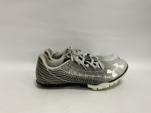 Vist Large View of Product Image Which is Used Under Armour Track & Field Cleats Adult Silver Senior 7.5