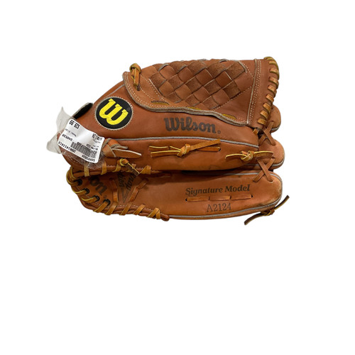 Used Wilson 2124 BB/SB Glove RH Throw Brown 12" 11813-S000326324