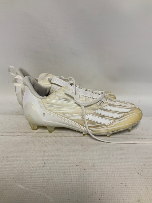 Used Adidas ADIZERO Adult FB Cleats White Senior 9 11823-S000032050