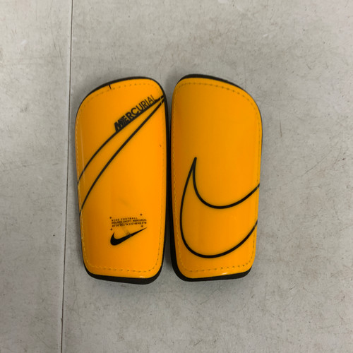 Vist Large View of Product Image Which is Used Nike Soccer Shin Guards Junior Orange Junior