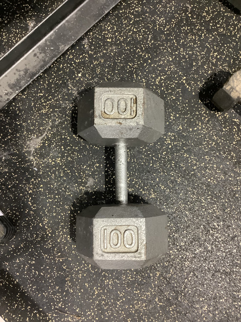 Vist Large View of Product Image Which is Used Hex Dumbbell (Each) 100 lb 11347-S000248899