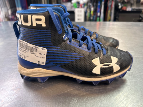 Used Under Armour CLEAT BB/SB Cleats Royal Blue Junior 02 11868-S000063263