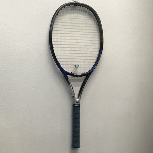 Vist Large View of Product Image Which is Used Yonex SUPER RQ TI 800 Adult Tennis Racquet Navy Blue 4 1/8"