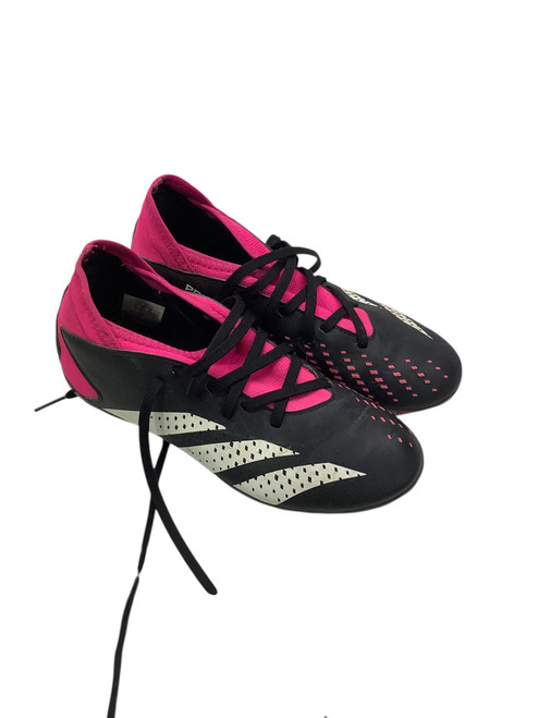 Used Adidas PREDATOR Soccer Cleats Black And Pink Junior 03.5 11347-S000248940