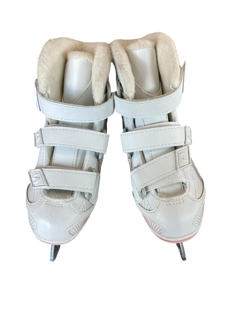 Used Jackson SOTEC Girls Softboot Skate White Youth 10.0