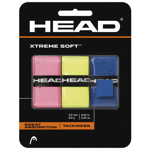 Vist Large View of Product Image Which is New HEAD XTREME SOFT OVERGRIPS-MIX