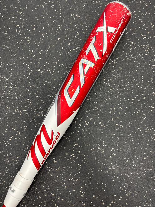 Vist Large View of Product Image Which is Used Marucci CAT X CONNECT BB/SB High School -3 Bat 33"