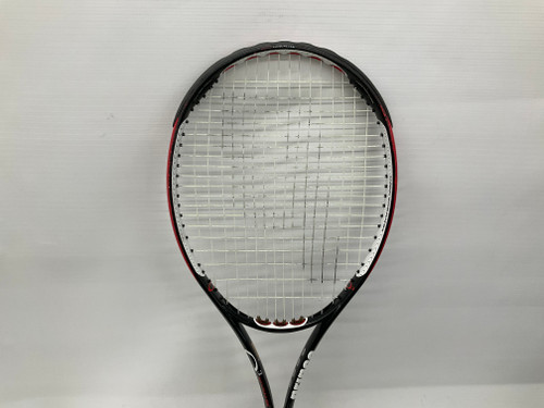 Vist Large View of Product Image Which is Used Prince O3 HYBRID SEVEN 26 Adult Tennis Racquet Red 4"