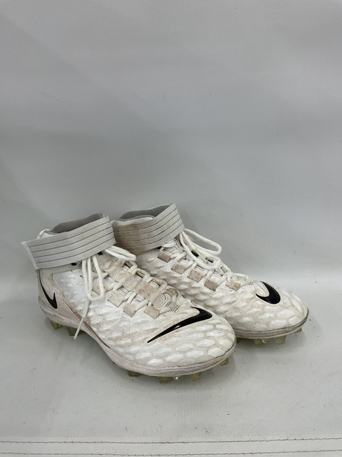 Vist Large View of Product Image Which is Used Nike Adult FB Cleats White Senior 9