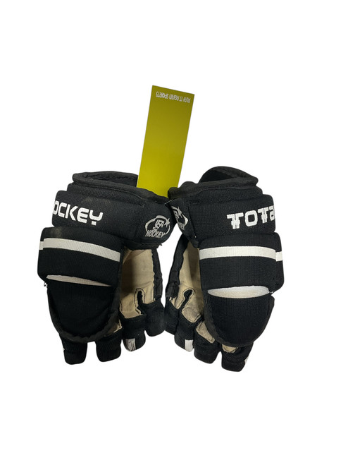 Used TOTAL HOCKEY Youth Gloves Black 8" 11834-S000036451
