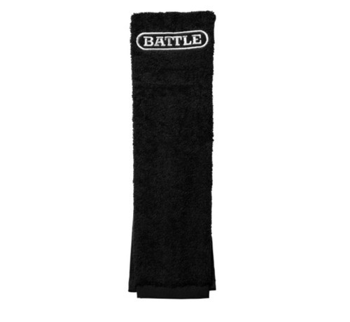 Vist Large View of Product Image Which is New FOOTBALL TOWEL BLACK ADULT