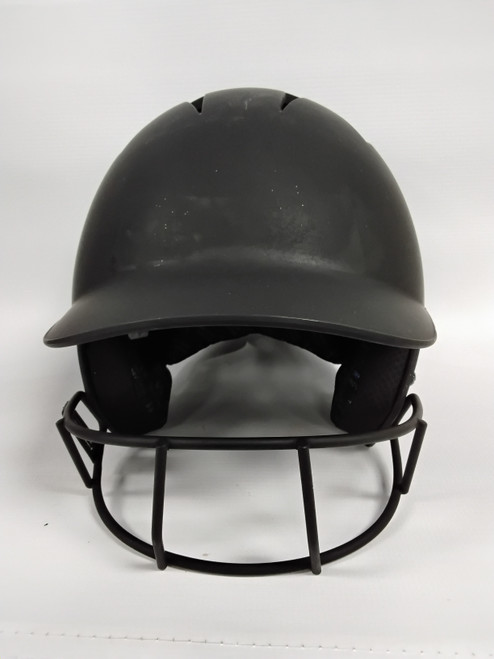 Vist Large View of Product Image Which is Used Champro DRI-GEAR HELMET Batting Helmet w/Mask Black LG