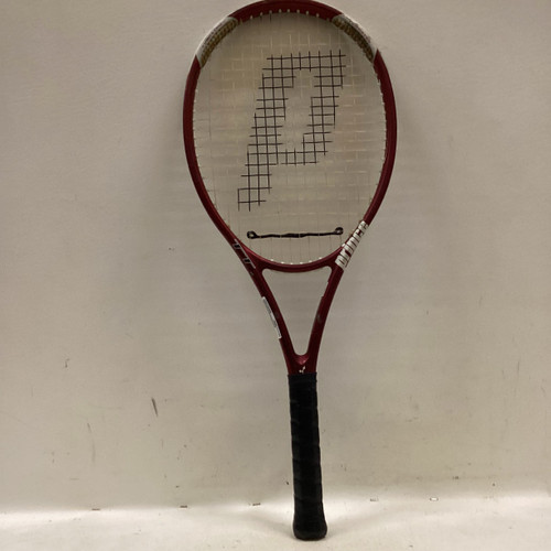 Vist Large View of Product Image Which is Used Prince HYBRID OS Adult Tennis Racquet Red 4 1/2"