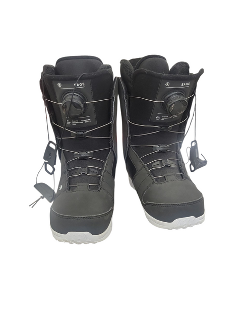 Used Ride SAGE BOA WMNS Womens Snowboard Boots Black Senior 9 11708-S000179909