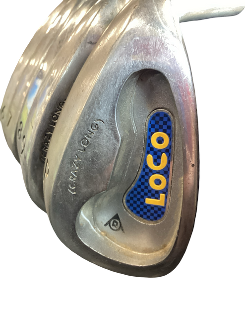 Used Dunlop LOCO CRAZY LONG Mens Iron Set RH 6I-PW