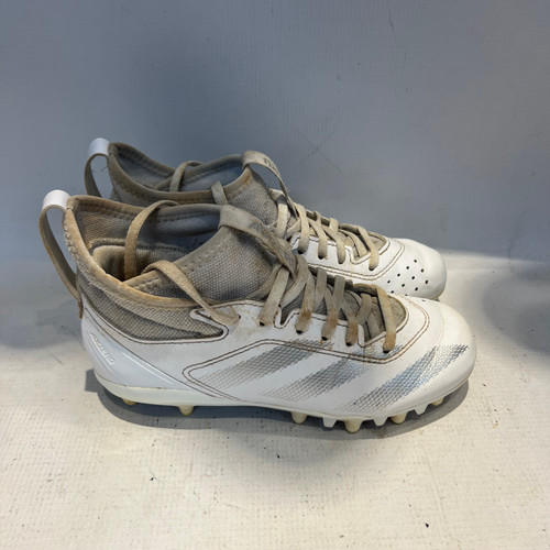 Vist Large View of Product Image Which is Used Adidas Jr FB Cleats White Junior 02