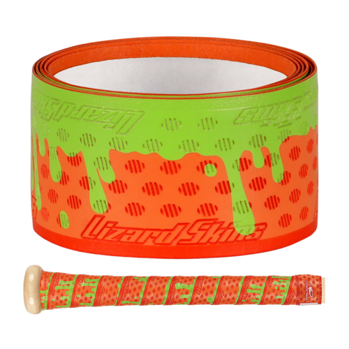 Vist Large View of Product Image Which is Lizard Skins DSP Ultra Bat Grip 1.1MM Orange Slime #DSPUBB1OS
