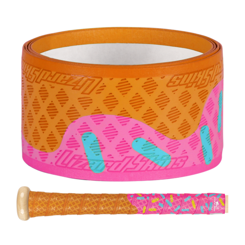 Vist Large View of Product Image Which is Lizard Skins DSP Ultra Bat Grip 1.1MM Pink Scoop #DSPUBB1PS