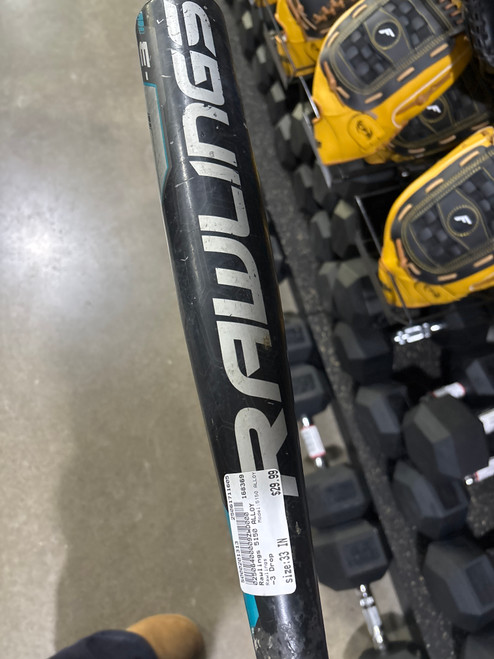Vist Large View of Product Image Which is Used Rawlings 5150 ALLOY BB/SB High School -3 Bat 33"
