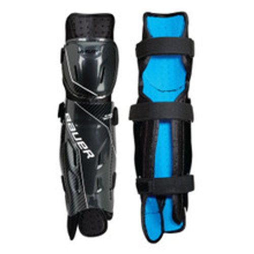 Vist Large View of Product Image Which is New BAUER PERF BALL HOCKEY SHIN GUARDS 13" 11891-BAR105319913