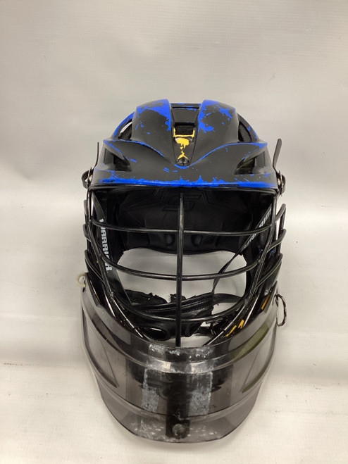 Used Cascade S Lacrosse Helmet Royal Blue And Black LG 11851-S000033042