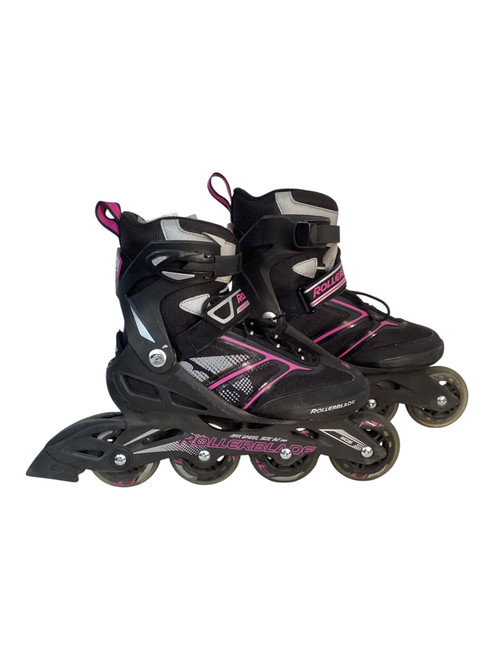 Used Rollerblade ZETRA BLADE W Senior Roller Quad Skates Black Senior 8 11709-S000068579