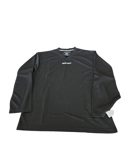 Vist Large View of Product Image Which is Used Bauer ADULT CORE PRACTICE JERSEY Hockey Practice Jersey Black SM