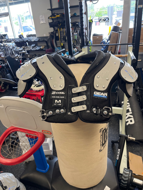 Vist Large View of Product Image Which is Used Pro-Tec Z COOL FB Shoulder Pads Black MD